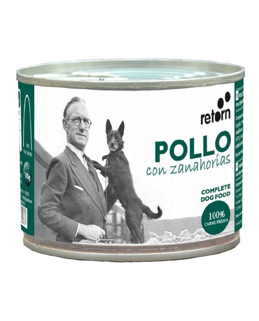 Retorn - Comida húmeda para perros adultos Retorn trozos pollo con zanahorias