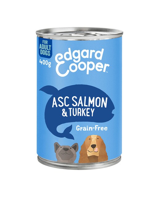 Edgard & Cooper - Comida húmeda para perros adultos Pequeños Medianos y Grandes Edgard & Cooper paté salmón…
