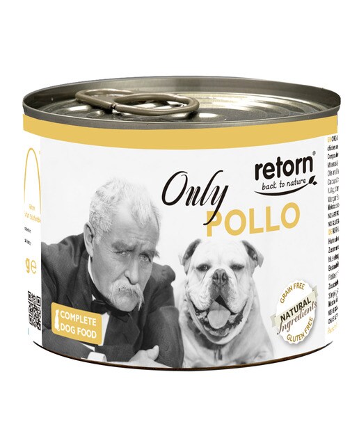 Retorn - Comida húmeda para perros adultos Retorn Only trozos pollo