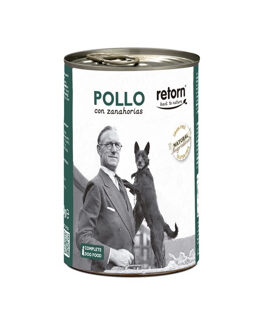 Imagen 0 de Comida húmeda para perros adultos Retorn trozos pollo con zanahorias
