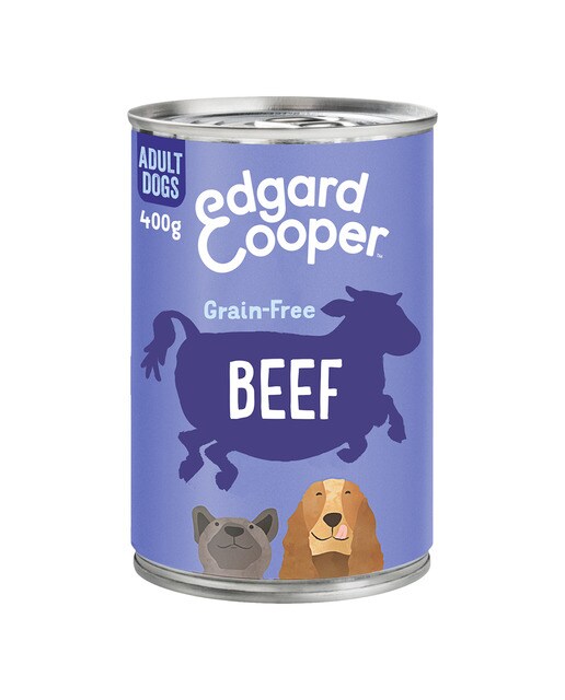 Edgard & Cooper - Comida húmeda para perros adultos Pequeños Medianos y Grandes Edgard & Cooper paté vacuno…