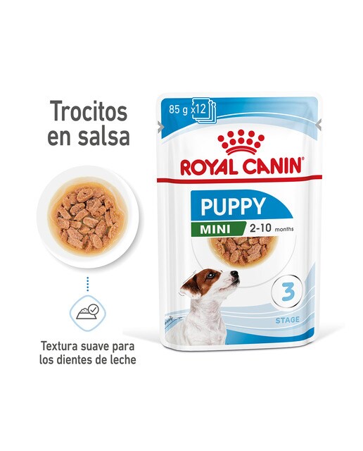 Comida húmeda para perros cachorros pequeños Royal Canin en salsa 2