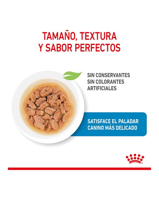 Comida húmeda para perros cachorros pequeños Royal Canin en salsa 3