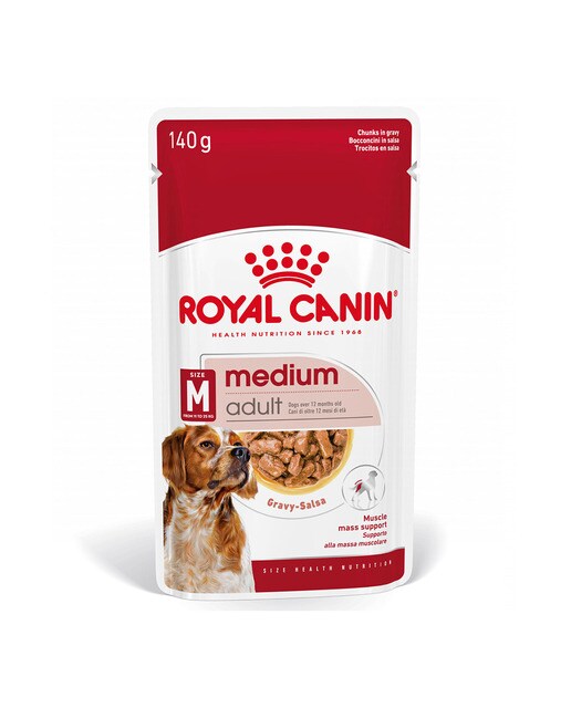 Comida húmeda para perros adultos medianos Royal Canin en salsa 2