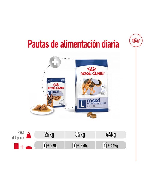 Comida húmeda para perros adultos grandes Royal Canin en salsa 5