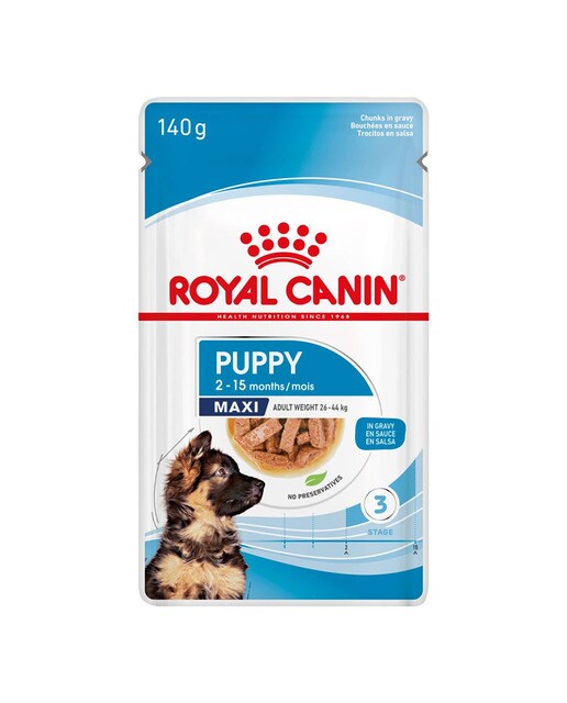 Royal Canin - Comida húmeda para perros cachorros grandes Royal Canin en salsa 140 g