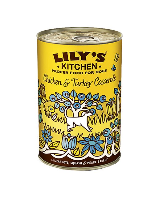 Lily's Kitchen - Comida húmeda para perros adultos Lily's Kitchen paté pollo y pavo 400 g
