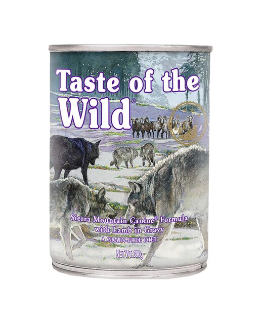 Taste of the Wild - Comida húmeda para perros adultos Taste of the Wild Sierra Mountain paté cordero 390 g