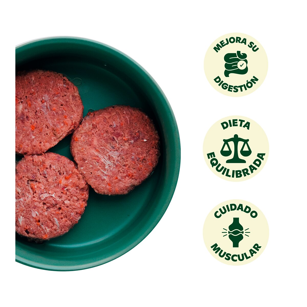 Comida húmeda para perros Wild Balance barf congelado pavo y verduras 1 kg 6