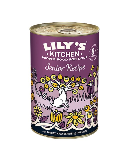 Lily's Kitchen - Comida húmeda para perros sénior Lily's kitchen paté pavo 400 g