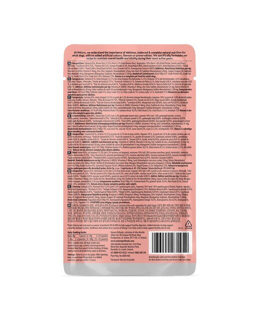 Comida húmeda para perros adultos minis Naturo salmón y arroz 150 g 2