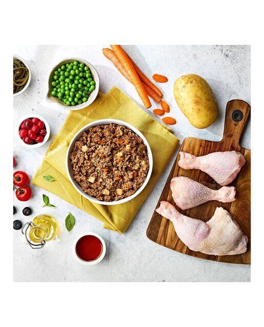 Comida húmeda para perros cachorros pequeños Naturo pollo y patatas grain free 150 g 3