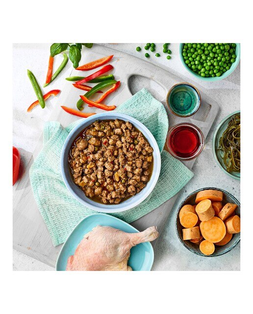 Comida húmeda para perros adultos Naturo pato y vegetales grain free 390 g 3