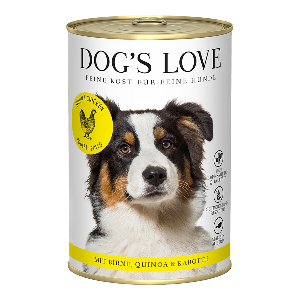 Imagen 1 de Comida húmeda para perros adultos Dog's Love pollo sin cereales 400 g