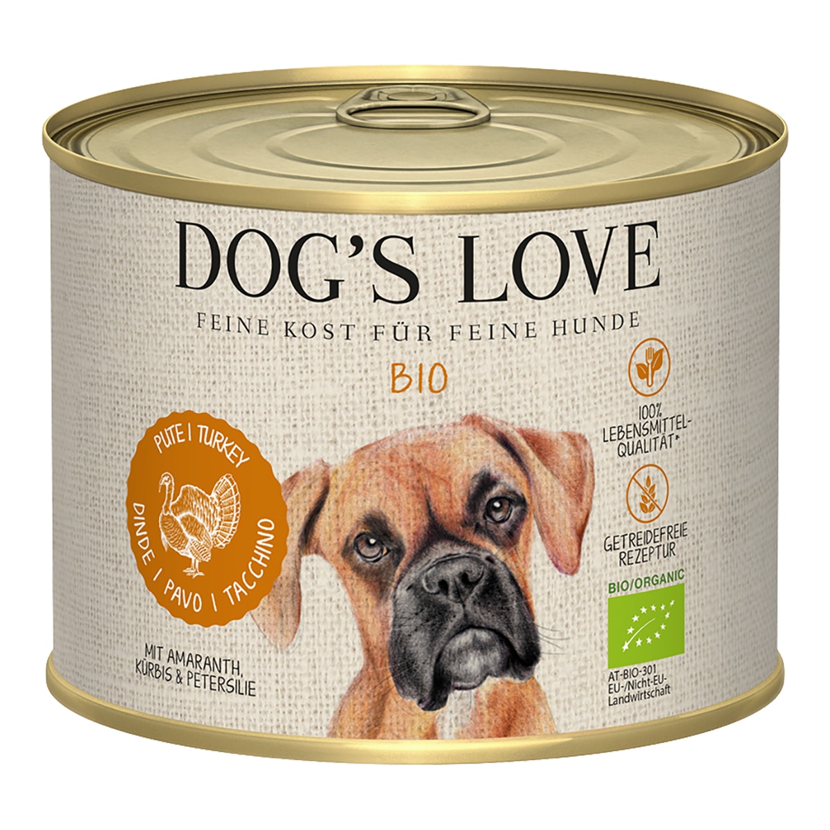 Imagen 1 de Comida húmeda para perros adultos Dog's Love Bio pavo sin cereales 200 g