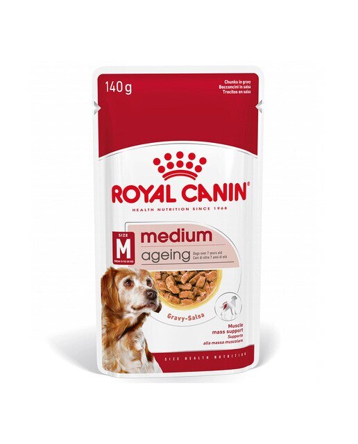 Comida húmeda para perros sénior medianos Royal Canin en salsa 10 x 140 g 2