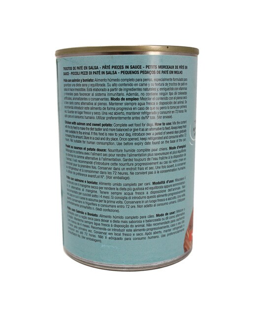 Comida húmeda para perros adultos Canatract pollo con salmón y boniato en salsa 400 g 2