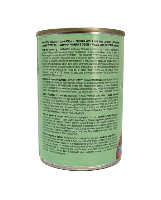 Comida húmeda para perros adultos Canatract pollo con cordero y zanahoria en salsa 400 g 3
