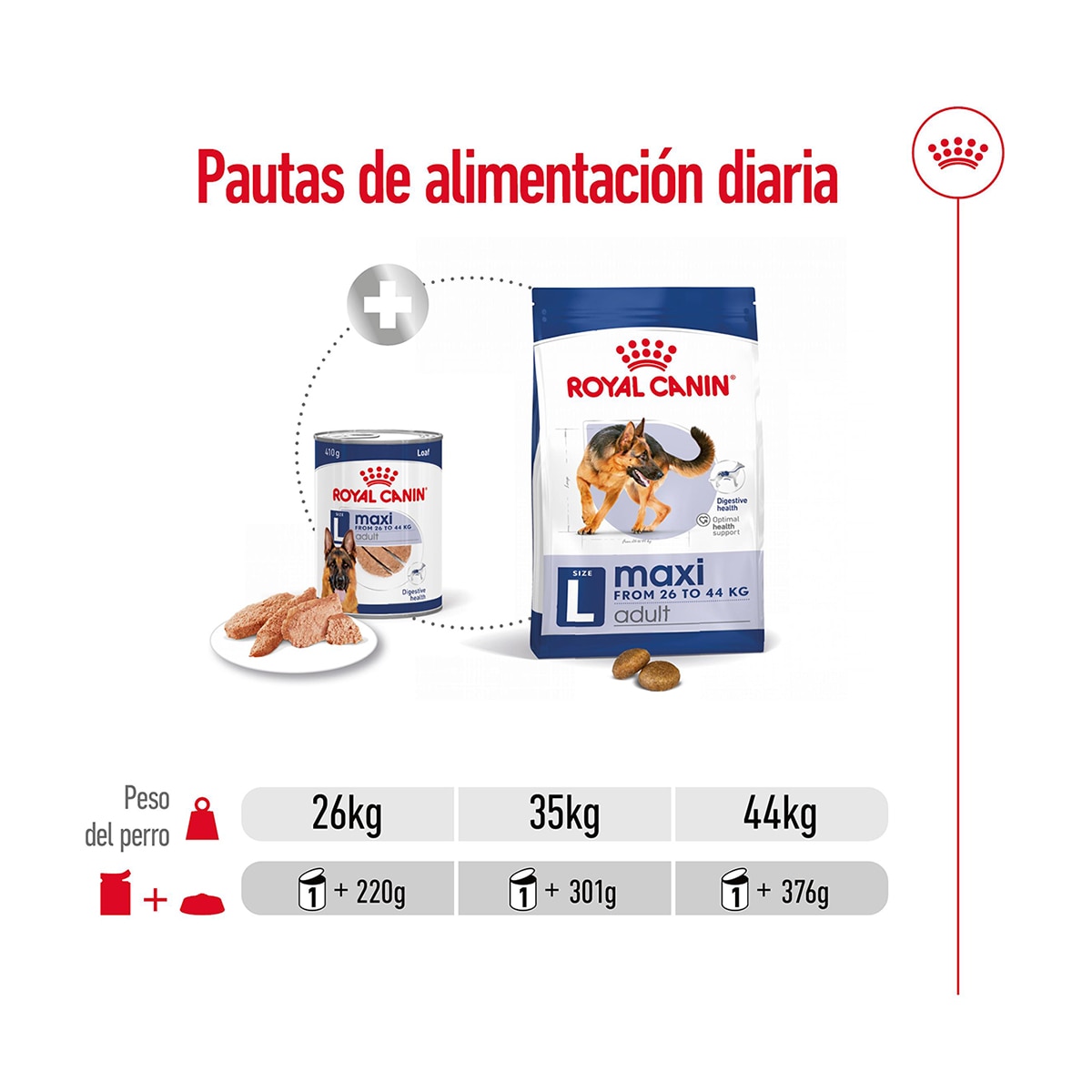 Comida húmeda para perros adultos grandes Royal Canin Maxi paté 410 g 3