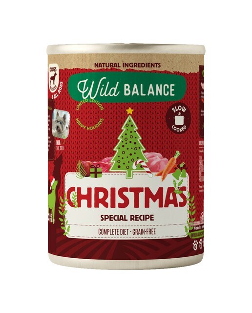 Comida húmeda para perros Wild Balance cocinado al vapor ciervo y conejo 400 g