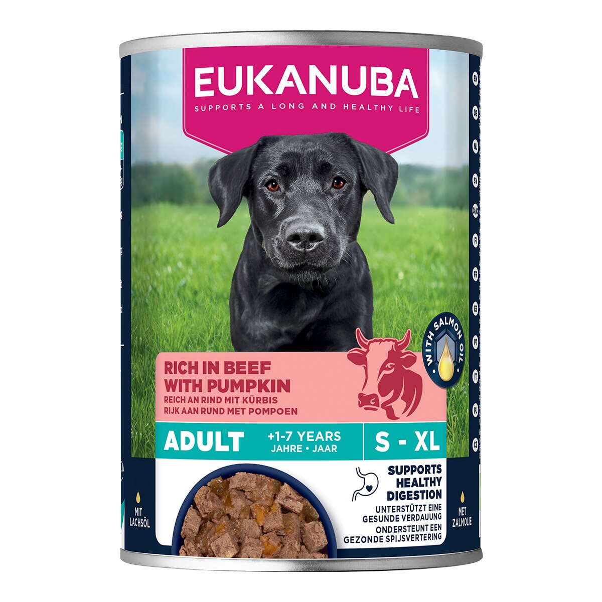 Imagen 0 de Comida húmeda para perros adultos Eukanuba ternera con calabaza 400 g