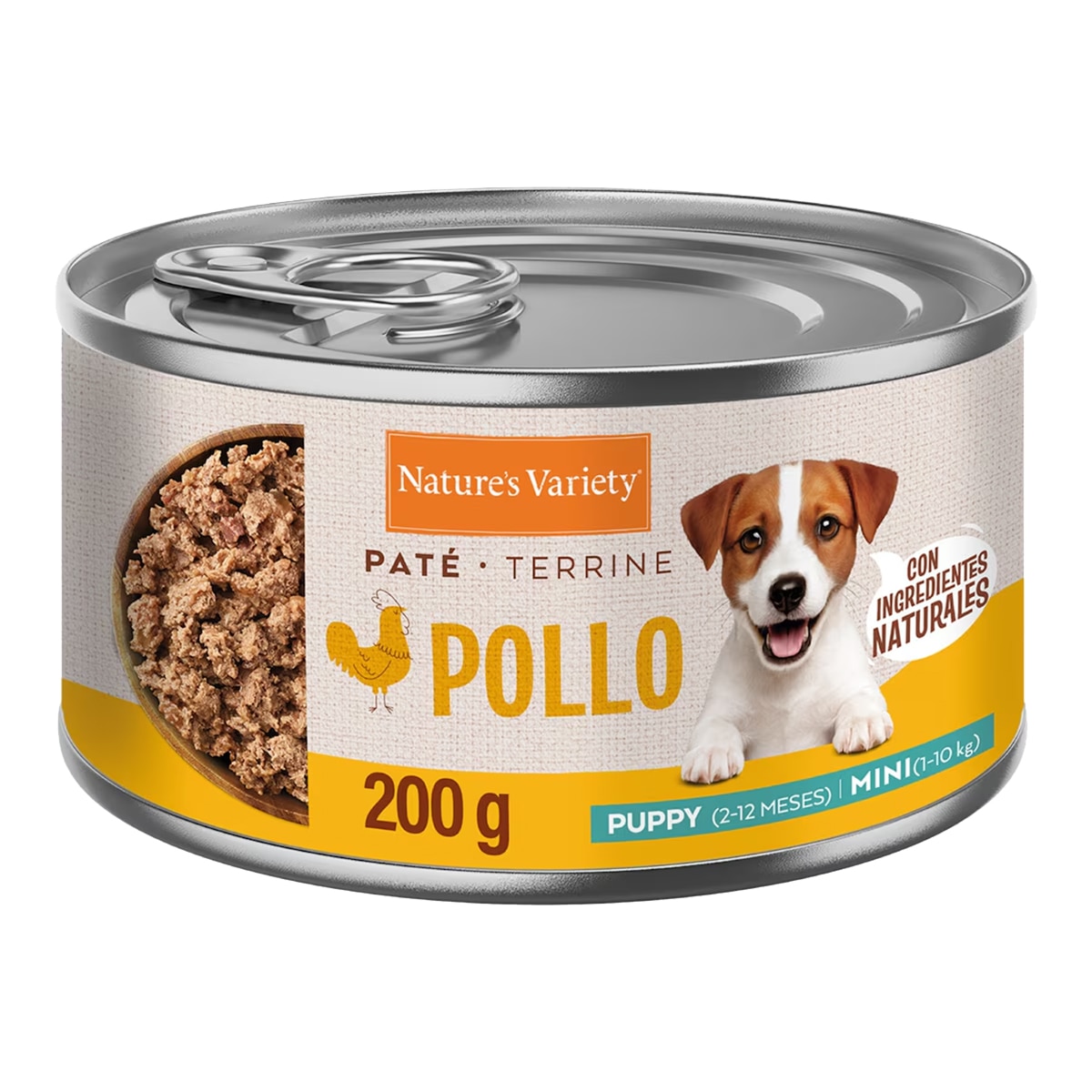 Imagen 1 de Comida húmeda para perros cachorros mini Nature´s Variety paté pollo con verduras 200g