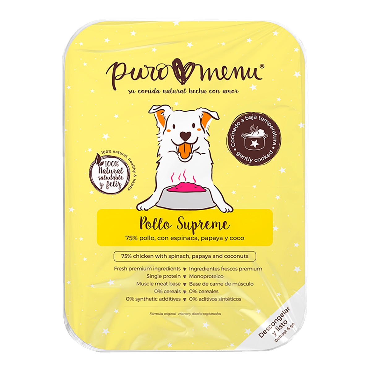 Imagen 0 de Comida húmeda para perros adultos mini Puromenu pollo