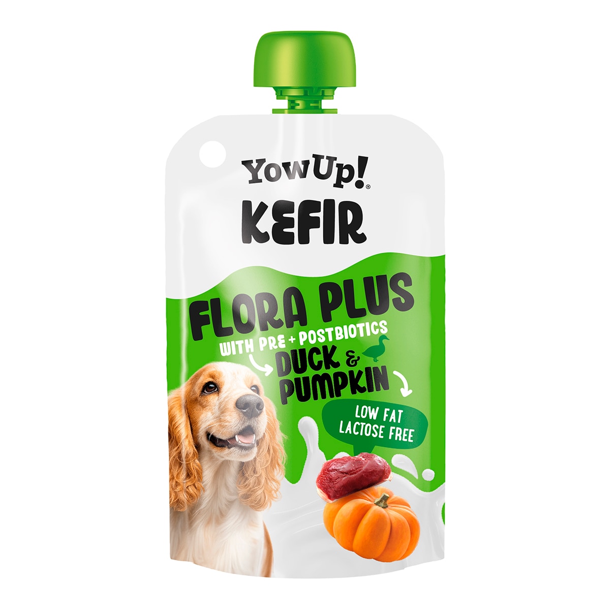 Imagen 0 de Kéfir cremoso sin lactosa para perros Yo Wup calabaza y pato 115g
