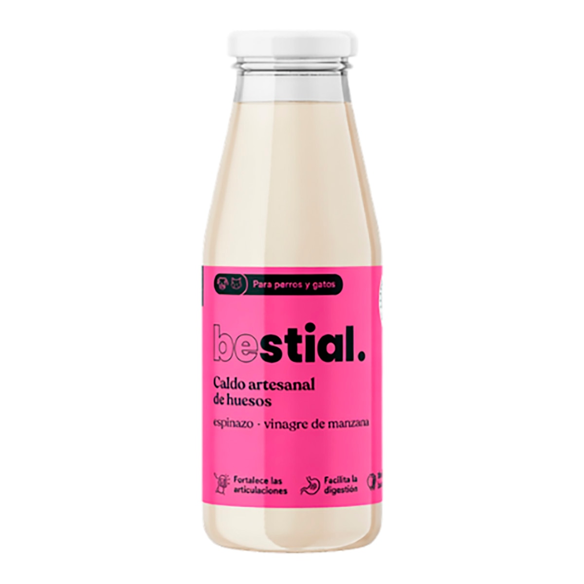 Imagen 0 de Caldo natural  para perros y gatos Bestial 500 ml