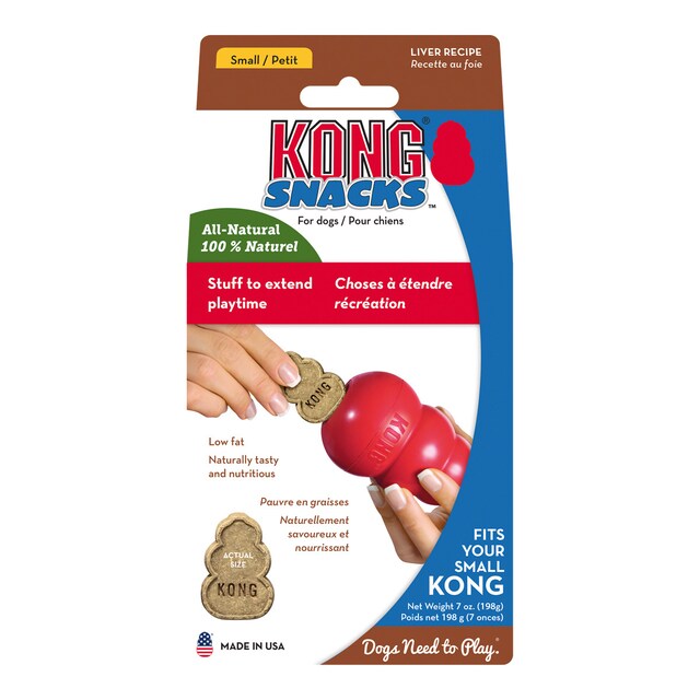 Snacks para perros adultos pequeños Kong hígado 198 g
