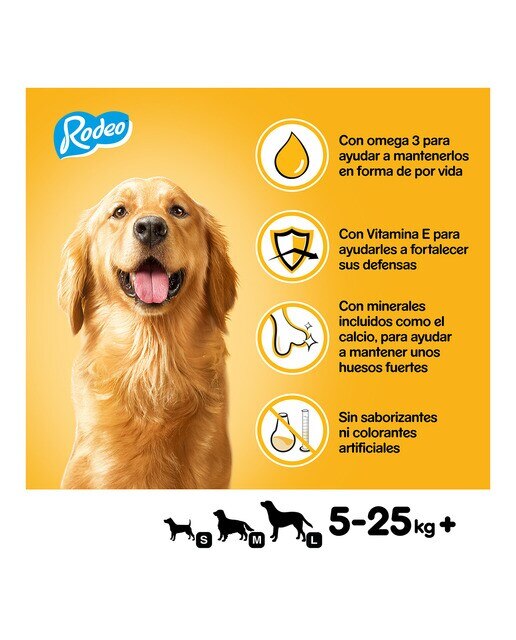 Snack para perros adultos Pedigree Rodeo buey 5