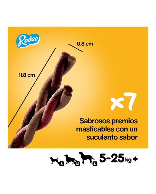 Snack para perros adultos Pedigree Rodeo buey 6