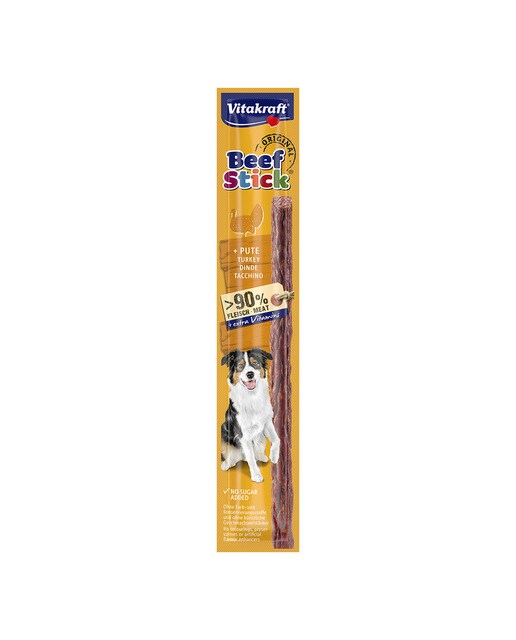 Vitakraft - Snack para perros Vitakraft Beef Stick Pavo 12 g