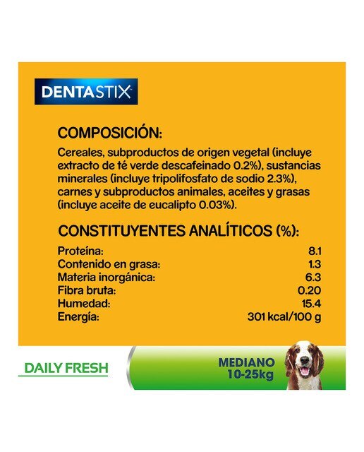Snack para perros medianos Pedigree Dentastix Fresh 3