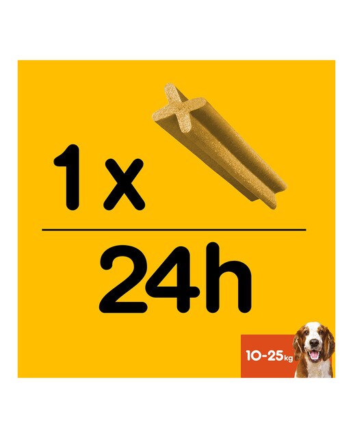 Snack para perros medianos Pedigree Dentastix 4