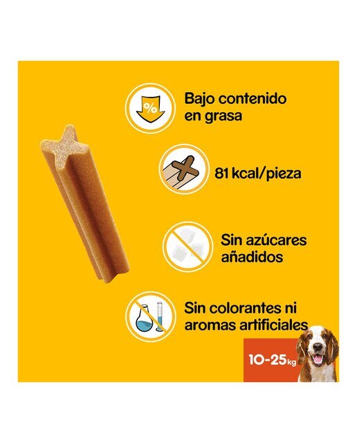 Snack para perros medianos Pedigree Dentastix 7