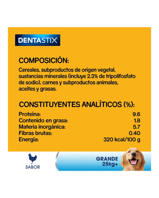 Snack para perros grandes Pedigree Dentastix 3