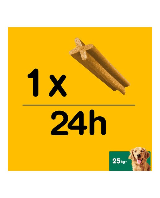 Snack para perros grandes Pedigree Dentastix 4
