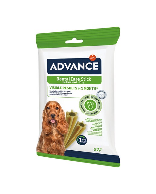 Advance - Snack para perros medianos y grandes Advance Dental Care Stick