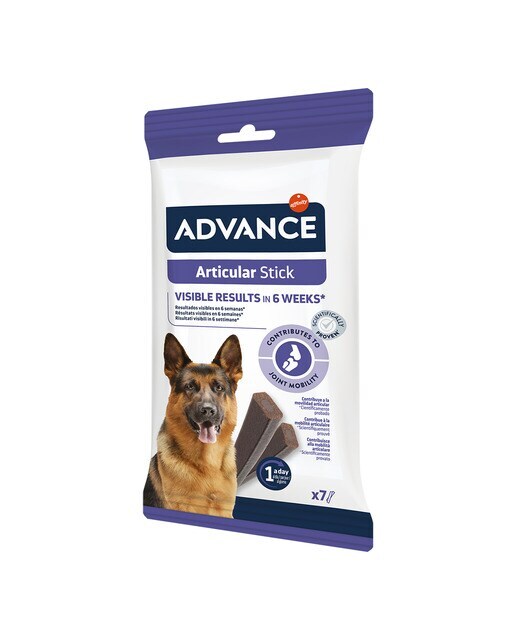 Snack para perros adultos medianos y grandes Advance Articular stick 155 g