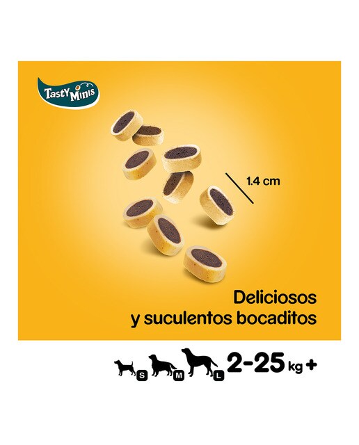Snack para perros adultos Pedigree Cheesy 140 g 2