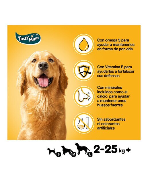 Snack para perros adultos Pedigree Tasty Chewy cubes pollo y pato 130 g 5
