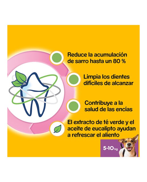 Snack para perros mini y pequeños Pedigree Dentastix Fresh 6