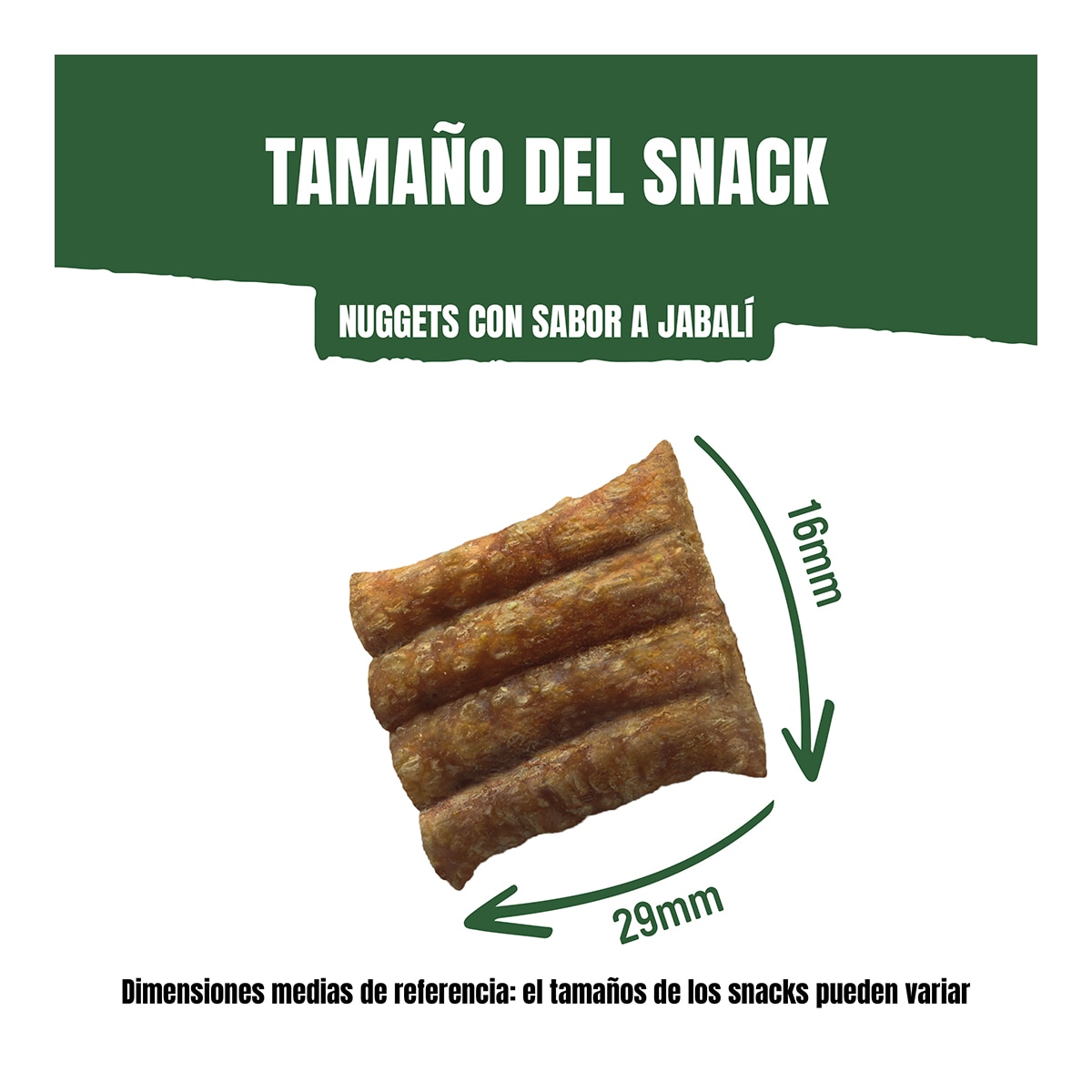 Imagen 4 de ADVENTUROS Nuggets snacks para perros con sabor a jabalí envase 90 g