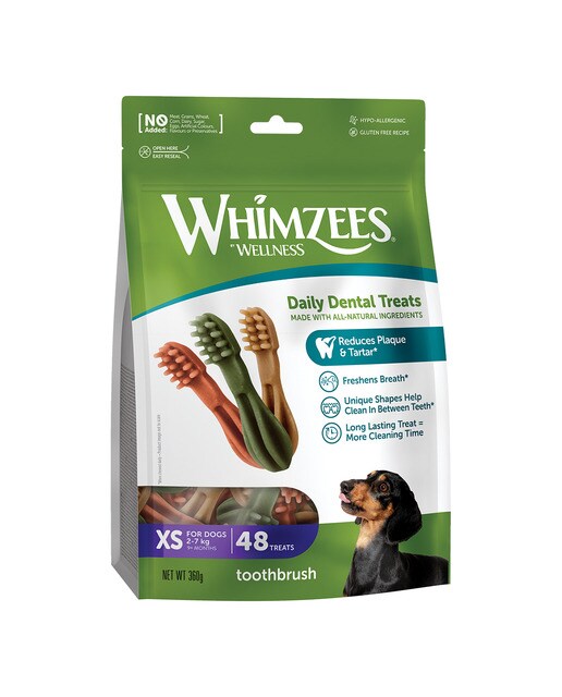 Whimzees - Snack para perros pequeños Whimzees cepillo dental mix