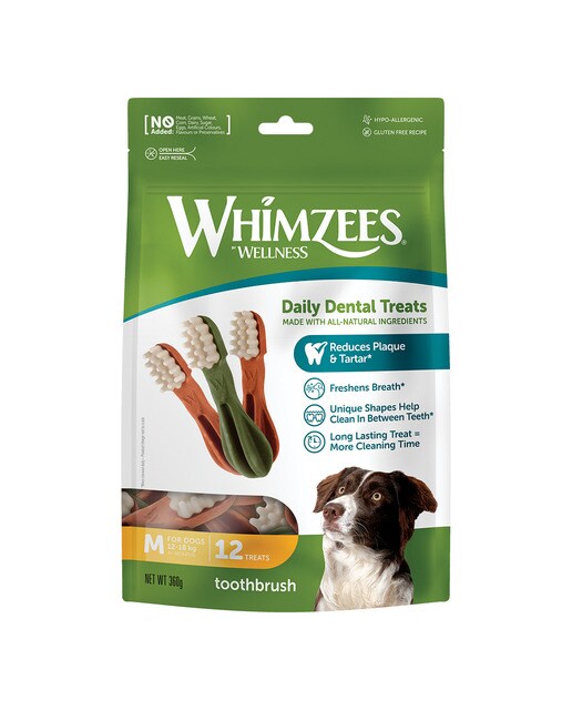 Snack para perros grandes Whimzees cepillo dental mix 3