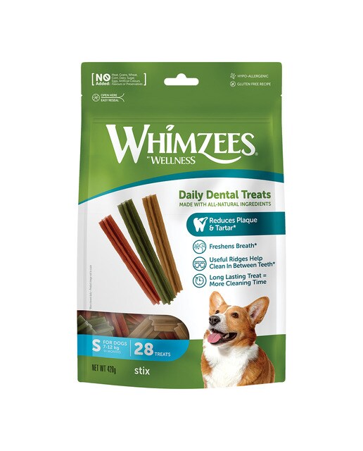 Snack para perros pequeños Whimzees hueso estrella mix bolsa grande 3