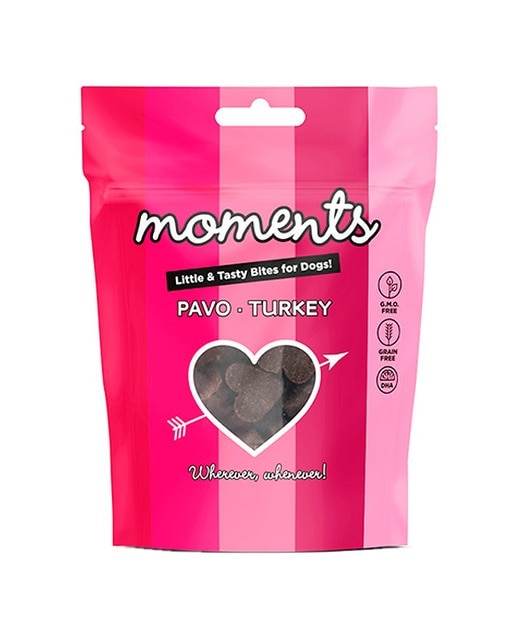 Moments - Snack para perros adultos Moments pavo 60 g