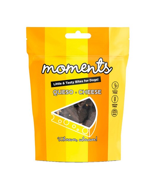 Moments - Snack para perros adultos Moments queso 60 g