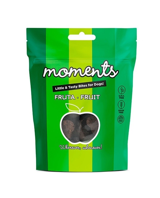 Moments - Snack para perros adultos Moments pollo y fruta 60 g